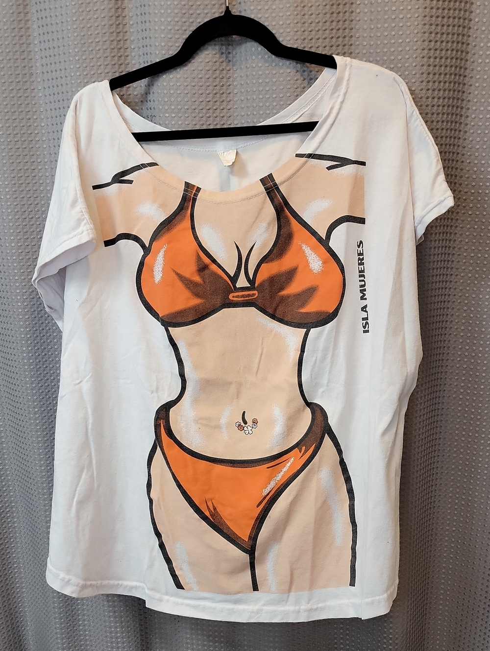 Vintage 90's / Y2K Fake Bikini Cover Up Size XL